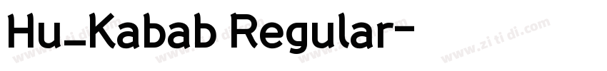 Hu_Kabab Regular字体转换